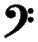 Bass clef